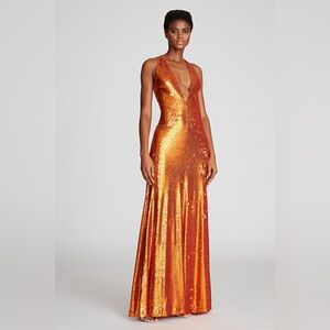 Halston McKenna Gown in Sequin sz. 16